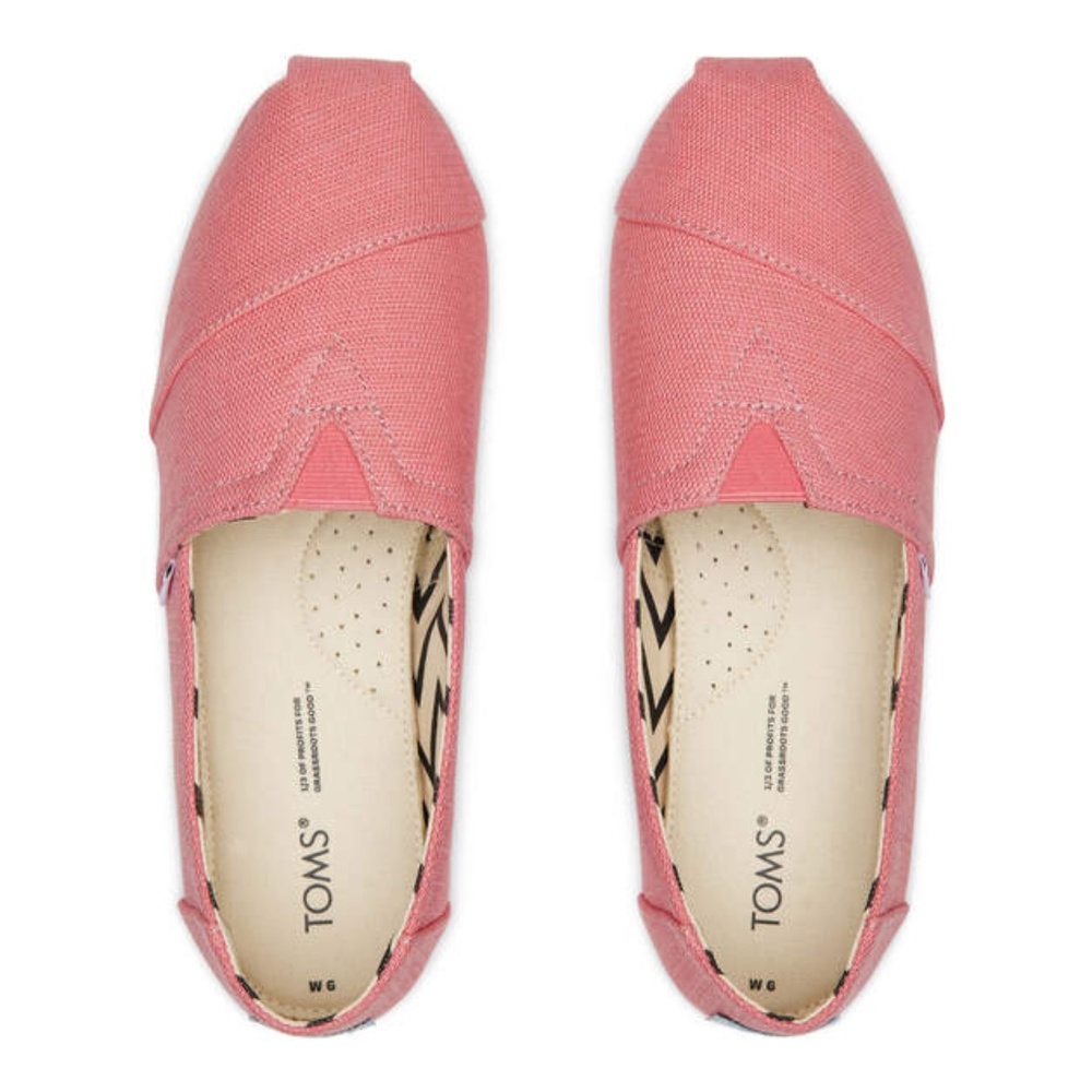 BNIB TOMS Alpargata Heritage Canvas Rose